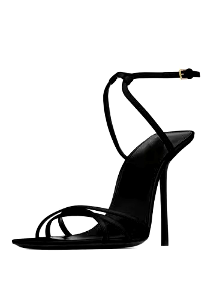 Noir Désir Strappy Heels