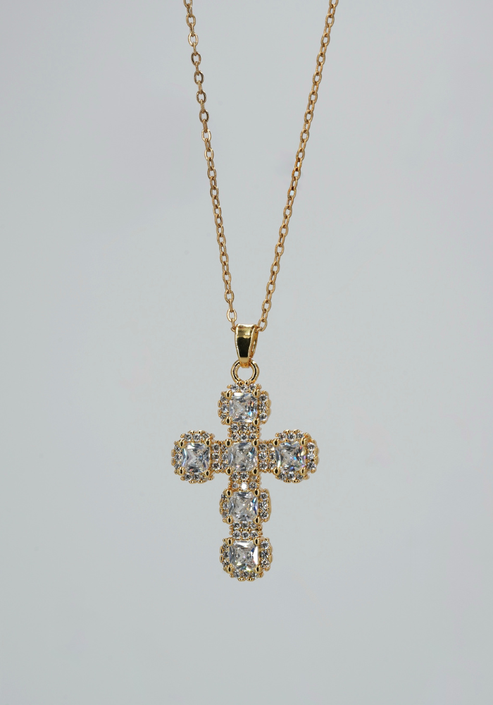 Àvelie Kette mit Kreuzanhänger