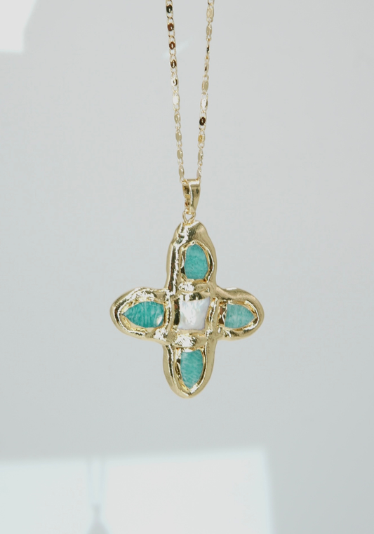 Pearl Azur Kette